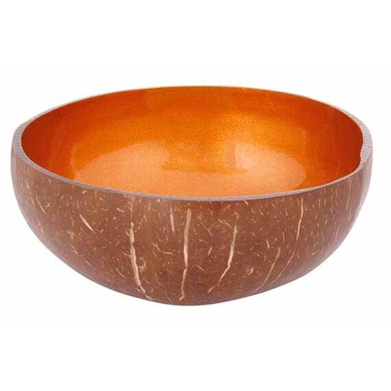 Noya Cocosbowl Metallic Orange Paint D14Cm