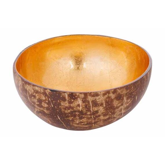 Noya Cocosbowl Metallic Gold Leaf D14Cm