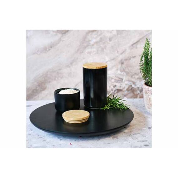 Black&Wood Lazy Susan D39.5Xh3Cm Bamboe