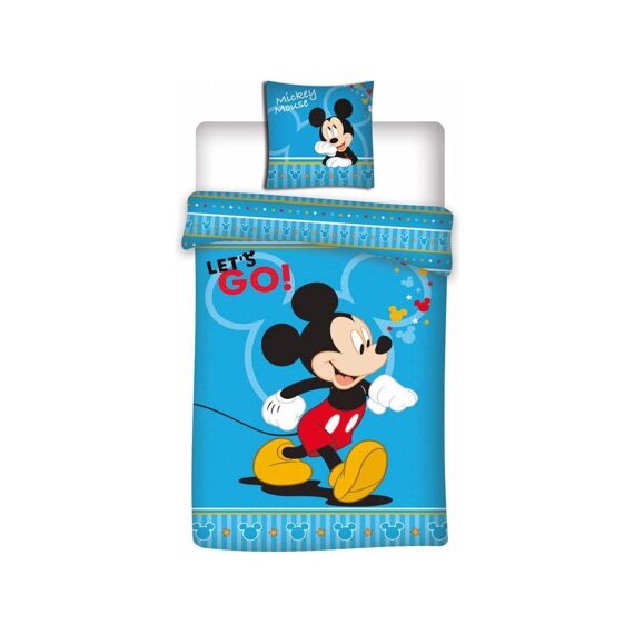 Mickey Dekbedovertrek Microfiber 140X200Cm + 63X63Cm