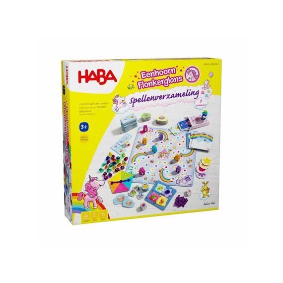 Haba Spel - Eenhoorn Flonkerglans - Spellenverzameling