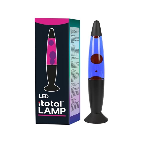 I Total Lava Lamp Led Zwarte Basis Met Roze Licht