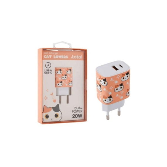 I Total Usb Adapter Oranje Kat