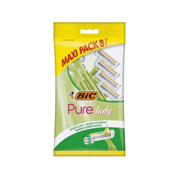 Bic Scheersysteem Wegwerp Pure 3 8St