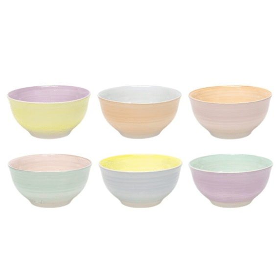 Schaaltje D12X6Cm 2-Tone Pastel Assortiment Prijs Per Stuk