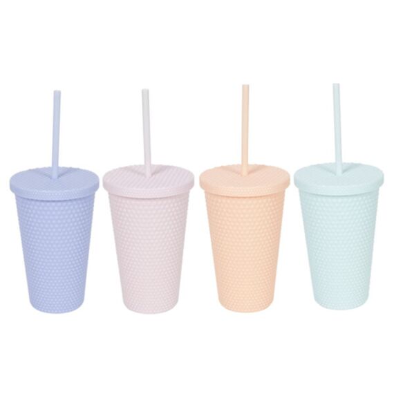 Drinkfles Rietje Diamond 500Ml Uni Assortiment Prijs Per Stuk