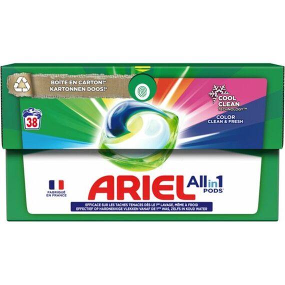 Ariel Wasmiddel Tabs Color Clean & Fresh 38Sc 801.8Gr