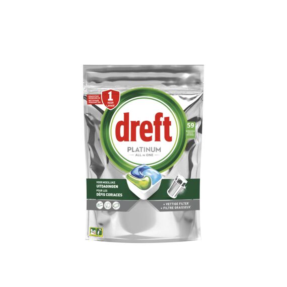 Dreft Vaatwas Tabs Platinum Original 59St 879G