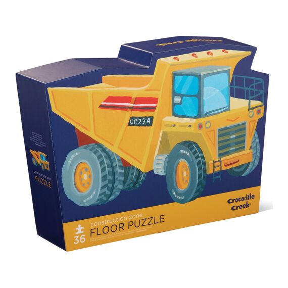 Crocodile Creek Shaped Box Puzzel 36 Stuks - Bouwplaats