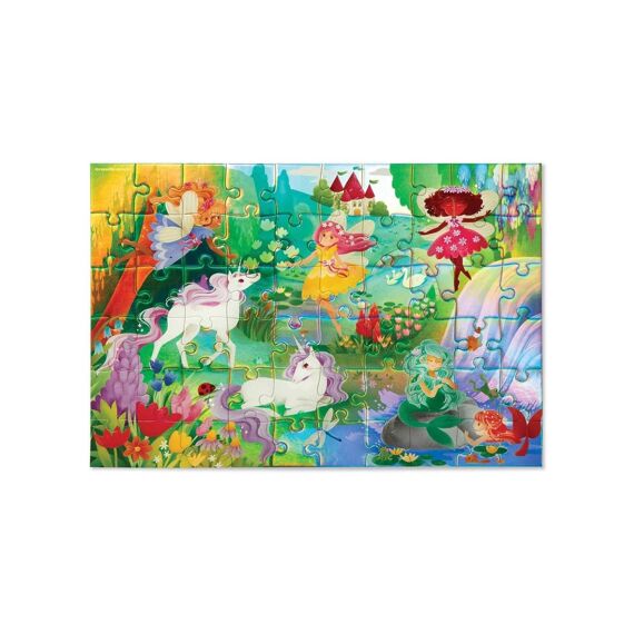 Crocodile Creek Holographic Folie Puzzel 60 Stuks - Magische Vrienden