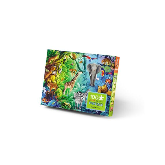 Crocodile Creek Holographic Folie Puzzel 100 Stuks - Jungle Paradijs