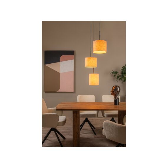 Lucide Maya Hanglamp Beige 3Xe27