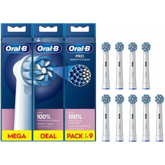 Oral B Pro Sensitive Clean Opzetborstels 9St