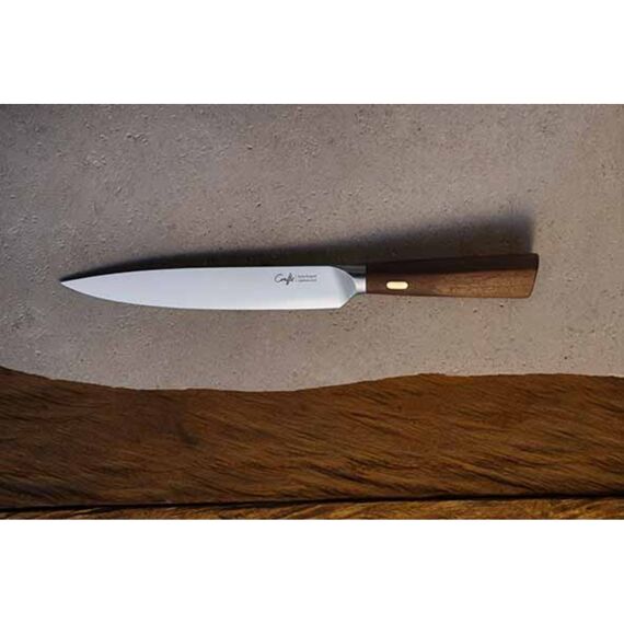 Couteaux & Co Vleesmes 20,5Cm Walnoten Handvat