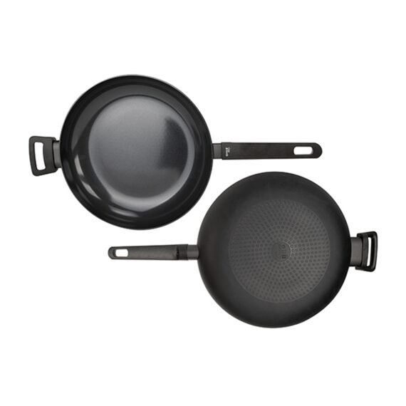 Full Black Braadpan Zwart D32Xh6Cm Alu Minium Alle Vuren