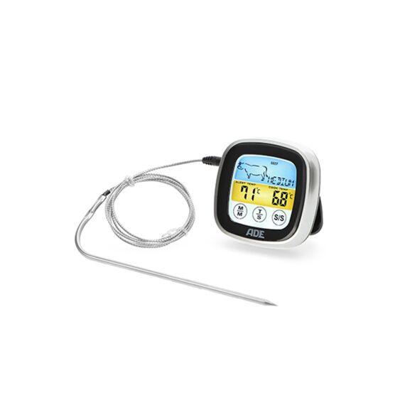 Ade Digitale Vleesthermometer 7,6X7,6Xh2,5Cm Incl. 2X Aaa