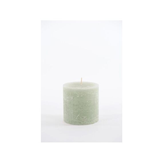 Luz Your Senses Rustic - Cilinderkaars - Sea Foam - 9Xh9Cm