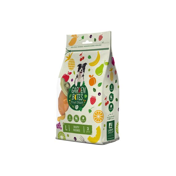 Duvo+ Garden Bites Fruity Friends L - 12,5Cm - 3St Gemengde Kleuren