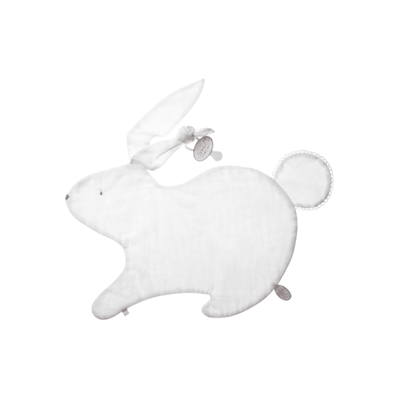 Dimpel Emma Konijn Classic Doudou Katoen Wit