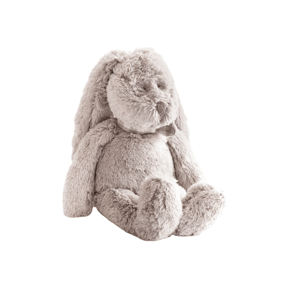 Dimpel Flor Konijn Knuffel Grijsbeige 18Cm