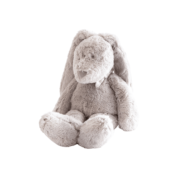 Dimpel Flor Konijn Knuffel Grijsbeige 25Cm