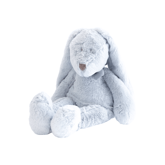 Dimpel Flor Konijn Knuffel Blauw 32Cm