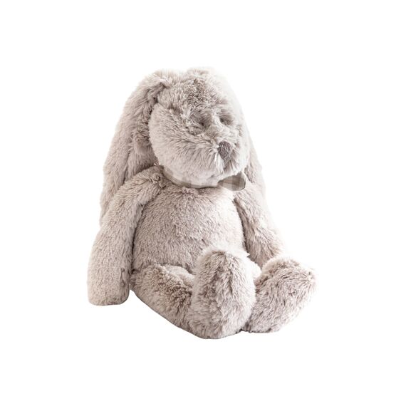 Dimpel Flor Konijn Muzikale Knuffel Grijsbeige