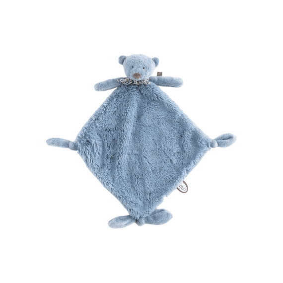 Dimpel Noann Beer Doudou Liberty Blauw