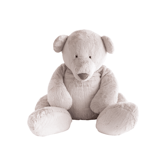 Dimpel Esteban Beer Knuffel Greige 65Cm