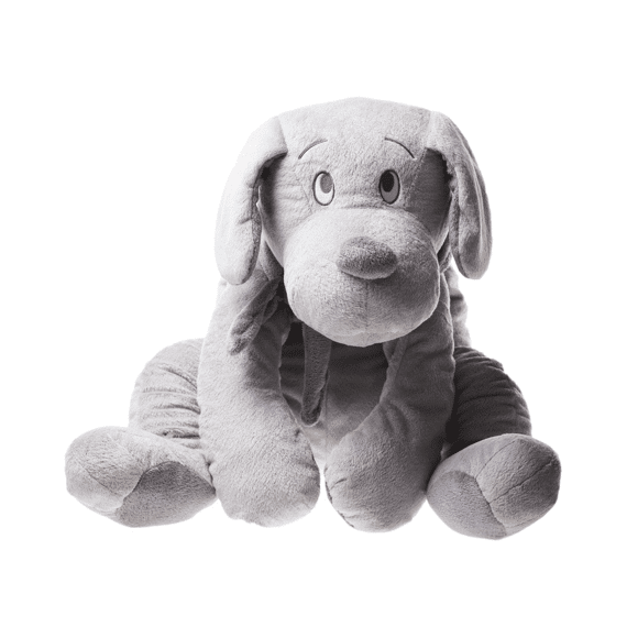 Dimpel Fifi Hond Knuffel Lichtgrijs 50Cm