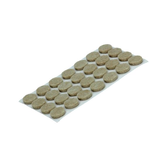 Super-Vilt Zelfklevend Beige Diam 10 Mm 56 St/Pcs