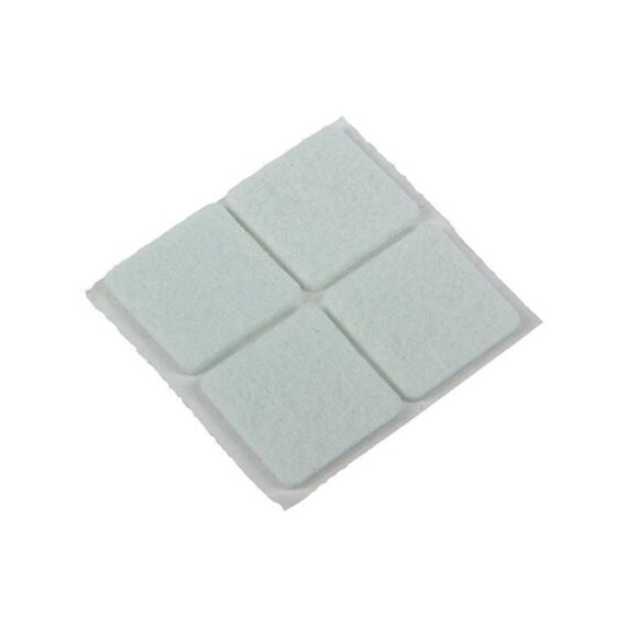 Viltpastille Zelfklevend Wit  25 X 25 Mm 12 St/Pcs