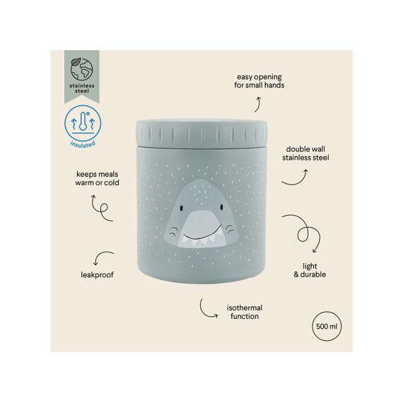 Trixie Voedselthermos 500Ml Mr Shark