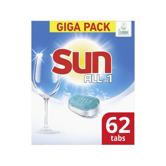 Sun Vaatwas Tabs All-In One Regular 62St