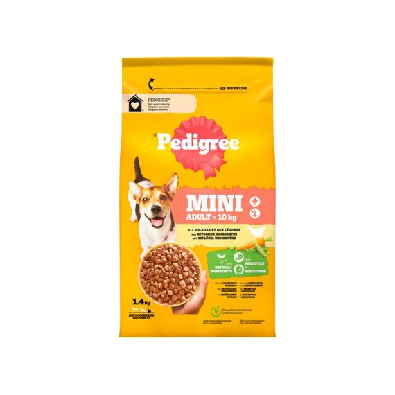 Pedigree D Mini Adult Gevogelte&Groenten 1.4Kg