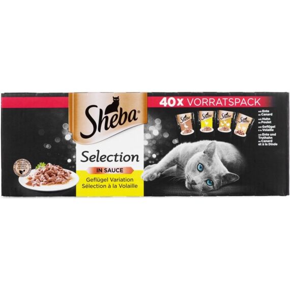 Sheba P Mp Gevogelte In Saus 40X85G