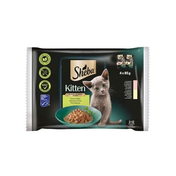 Sheba P Kitten Mix 4X85Gr