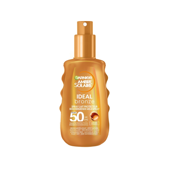 Garnier Ambre Solaire Zonbescherming Spray Ideal Bronze Spf50 150Ml