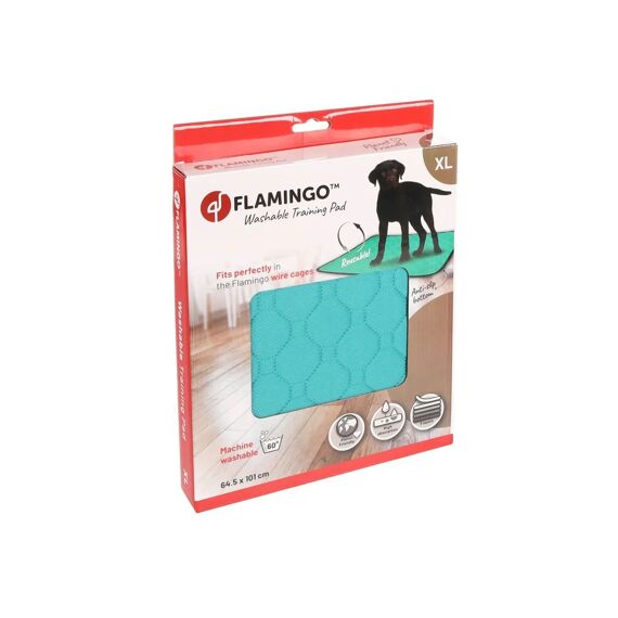 Flamingo Wasbare Trainingsmat Patsy Groen  Xl Antislip 101X64,5Cm