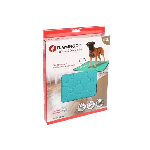 Flamingo Wasbare Trainingsmat Patsy  Groenxxl Antislip 115X68,5Cm