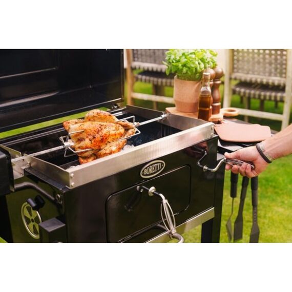 Boretti Carbone 2.0 Houtskoolbarbecue Met Verstelbaar Rooster 114X67Xh109Cm