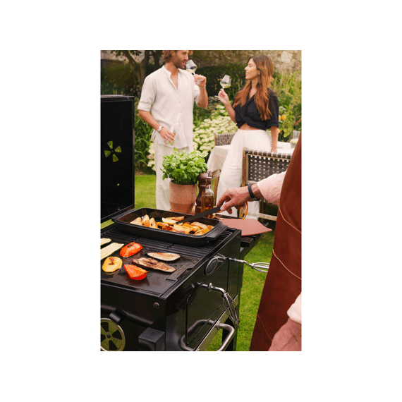 Boretti Carbone 2.0 Houtskoolbarbecue Met Verstelbaar Rooster 114x67xh109cm