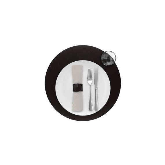 Placemat Circle Skinnatur 38Cm Rond Coffee Bean