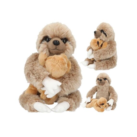 Topmodel Knuffel Luiaard Mama & Baby