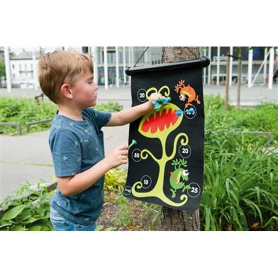 Scratch Active Plays Magnetische Darts Monsters 36X55Cm 2-Zijdig +5 Jaar