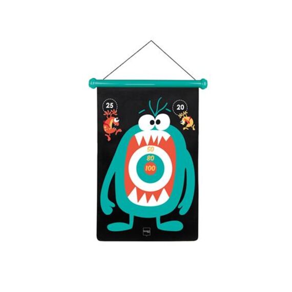 Scratch Active Plays Magnetische Darts Monsters 36X55Cm 2-Zijdig +5 Jaar