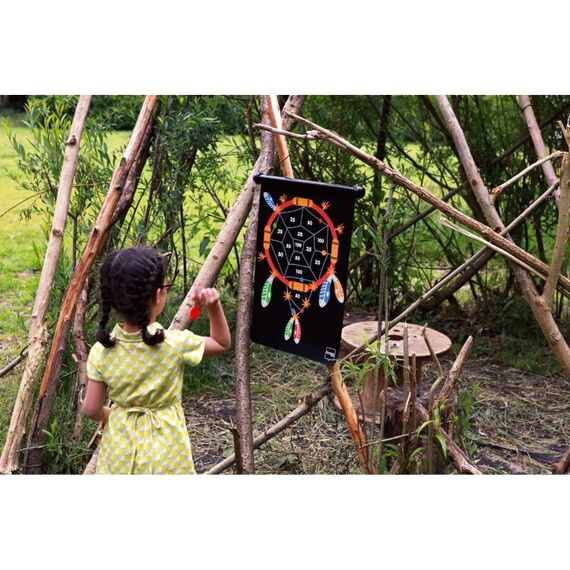 Scratch Active Plays Magnetische Darts Indiaan 36X55Cm 2-Zijdig +5 Jaar