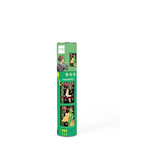 Scratch Active Plays Magnetische Darts Medium/Tropical Jungle 40X31Cm 2-Zijdig +5 Jaar