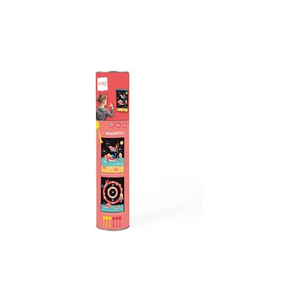 Scratch Active Plays Magnetische Darts Medium/Zeemeermin 40X31Cm 2-Zijdig +5 Jaar