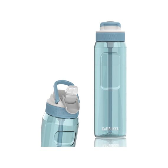 Kambukka Lagoon Water Bottle With Straw Lid Arctic Blue